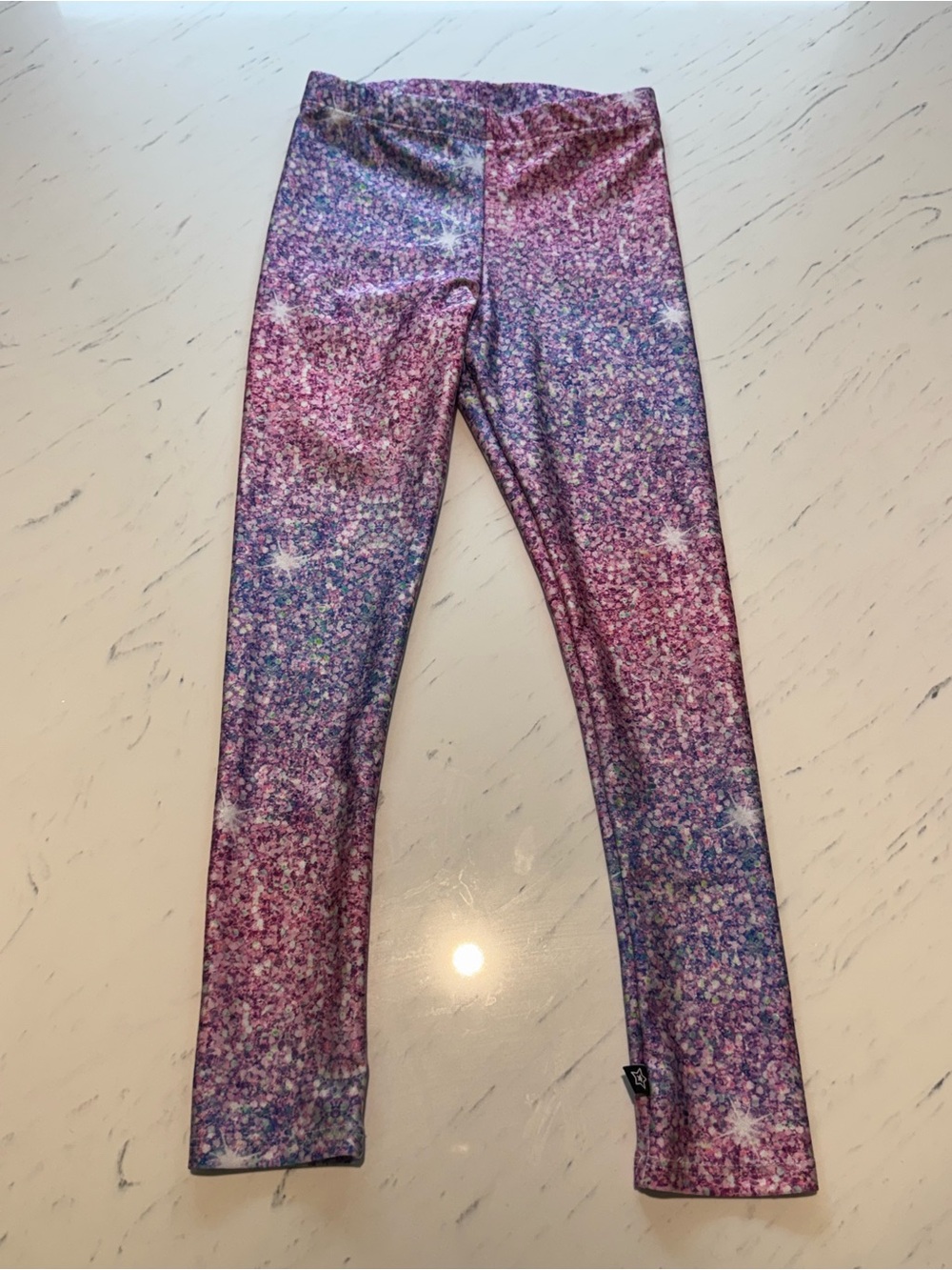 Pixielane Girls' Printed Purple Star Leggings - Unknown Brand NWOT